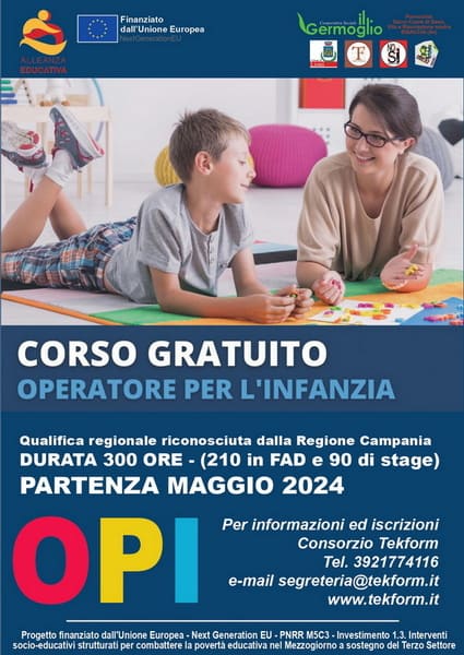 locandina operatore per infanzia